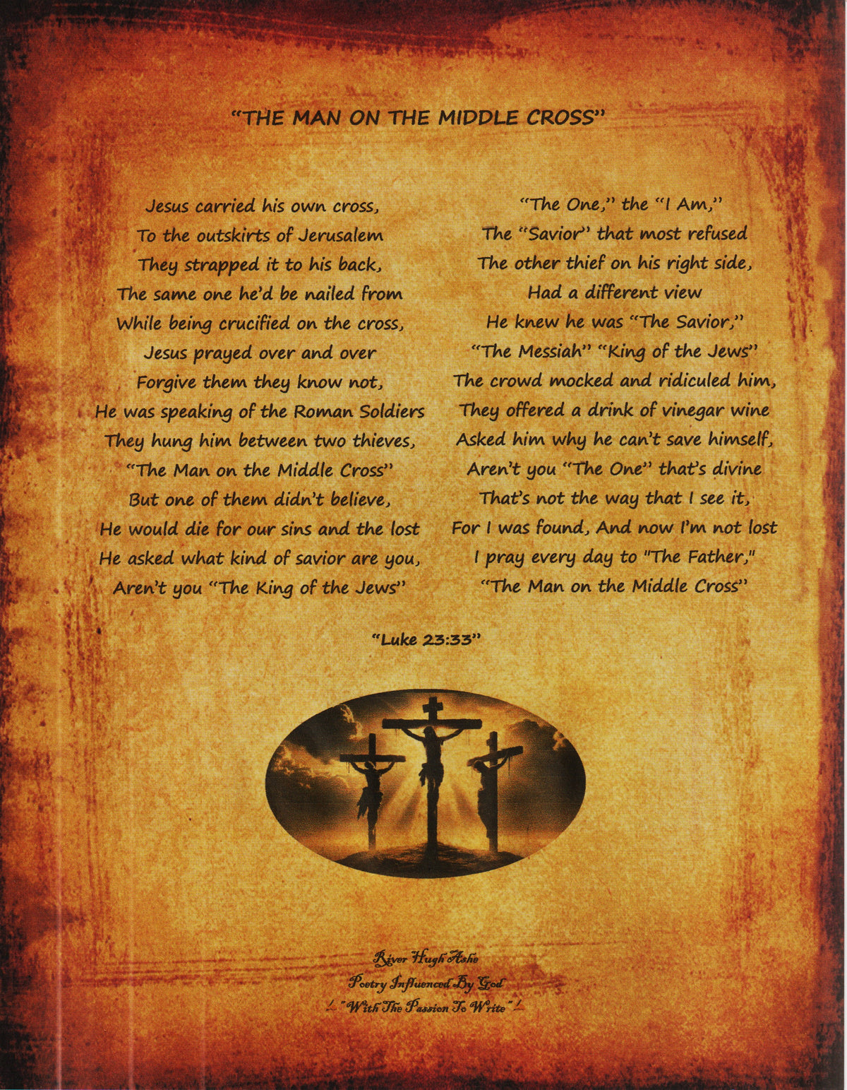'The Man on The Middle Cross"